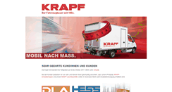 Desktop Screenshot of krapf-ag.ch